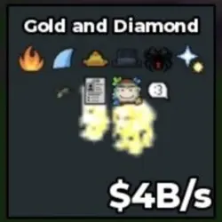 Divine Gold and Diamond 4B s - NEW and Lowest Exist Rare (С… — Roblox, лот №227054
