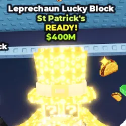 Divine Leprechaun Lucky Block (Admin персонаж) — Roblox, лот №227033