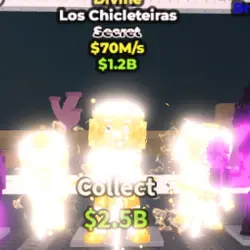 DIVINE los chicleteiras $70M s RARE (Секретный персонаж) — Roblox, лот №227045