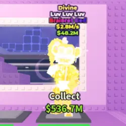 Divine Luv Luv Luv 2.8 M s (Brainrot God персонаж) — Roblox, лот №227105
