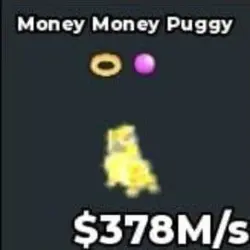 Divine Money Money Puggy 378M s Rare Halo Trait KennCello (… — Roblox, лот №227111