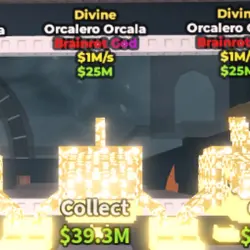 DIVINE orcalero orcala $1M s RARE (Brainrot God персонаж) — Roblox, лот №227094