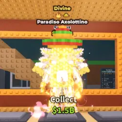 Divine Paradiso Axolottino (Секретный персонаж) — Roblox, лот №227104