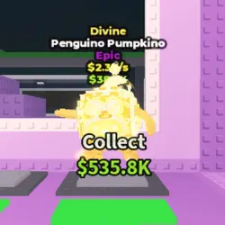 Divine Penguino Pumpkino 2.3 K s (Эпический персонаж) — Roblox, лот №227109