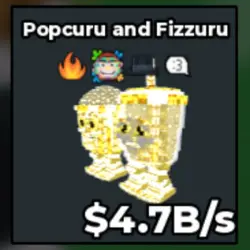 Divine Popcuru and Fizzuru 4.7B s (Секретный персонаж) — Roblox, лот №227139