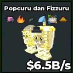 Divine Popcuru and Fizzuru 6.5B s Clean Trait Ahyar (Секрет… — Roblox, лот №227141