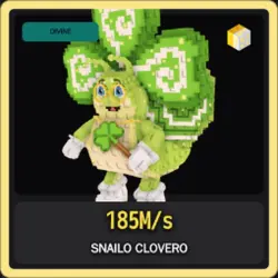 Divine Snailo Clovero 185M s (Секретный персонаж) — Roblox, лот №227159