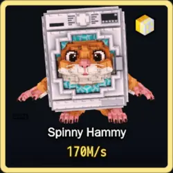 Divine Spinny Hammy 170M s (Секретный персонаж) — Roblox, лот №227163
