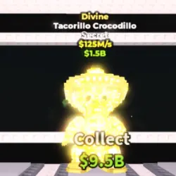 Divine Tacorillo Crocodillo 125 m s (Секретный персонаж) — Roblox, лот №227190
