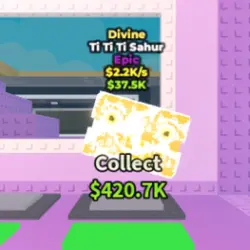 Divine Ti Ti Ti Sahur 2.2 K s (Эпический персонаж) — Roblox, лот №227229