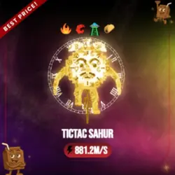 Divine Tictac Sahur 881.2M s (Секретный персонаж) — Roblox, лот №227243