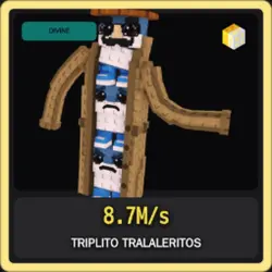 Divine Triplito Tralaleritos 8.7M s (Секретный персонаж) — Roblox, лот №227250