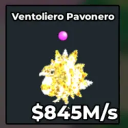 Divine Ventoliero Pavonero 845 M s (Секретный персонаж) — Roblox, лот №227257