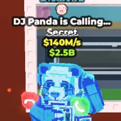 DJ Panda - 140M s (Секретный персонаж) — Roblox, лот №227195