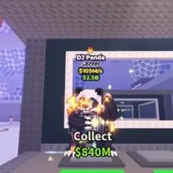 DJ Panda 105M s (Секретный персонаж) — Roblox, лот №227207