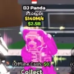 dj panda 140ms s2 (Секретный персонаж) — Roblox, лот №227213