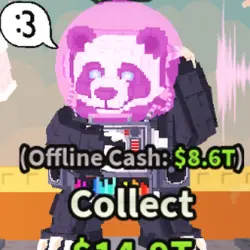 DJ Panda 148.7 M s with 2 traits (Секретный персонаж) — Roblox, лот №227215