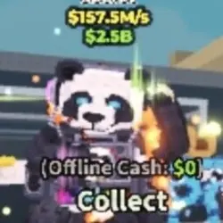 DJ PANDA 157,5 M S (Секретный персонаж) — Roblox, лот №227217