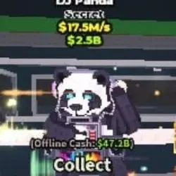 DJ Panda 17 M S (Секретный персонаж) — Roblox, лот №227221