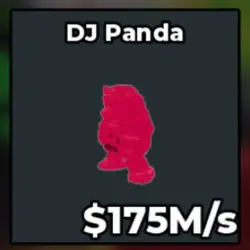 DJ Panda 175M s Mutation Rainbow (Секретный персонаж) — Roblox, лот №227228