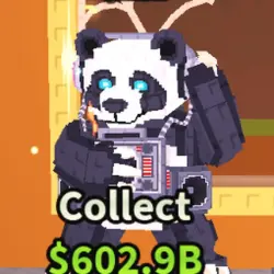 DJ Panda 192.5 M s with 2 traits (Секретный персонаж) — Roblox, лот №227230