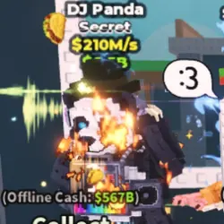 DJ PANDA 210 M S (Секретный персонаж) — Roblox, лот №227233