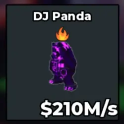 DJ Panda 210M s Mutation Galaxy With Fire Traits (Секретный… — Roblox, лот №227235