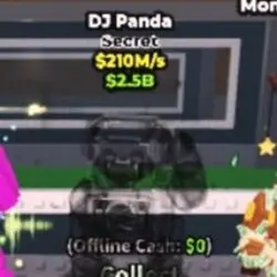 dj panda 210ms s2 (Секретный персонаж) — Roblox, лот №227237