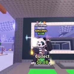 DJ Panda 262.5M s (Секретный персонаж) — Roblox, лот №227277