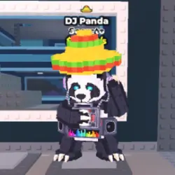DJ Panda 87.5M s (Секретный персонаж) — Roblox, лот №227287
