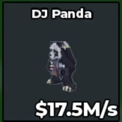 DJ Panda Basic (Секретный персонаж) — Roblox, лот №227293