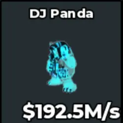 DJ Panda Cyber (Секретный персонаж) — Roblox, лот №227297