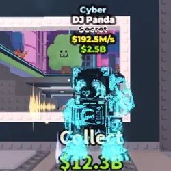 DJ Panda Cyber 192,5M s - Secret Cyber (Секретный персонаж) — Roblox, лот №227267