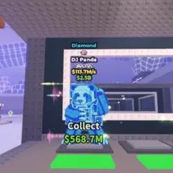 DJ Panda Diamond 113.7M s (Секретный персонаж) — Roblox, лот №227268