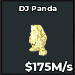 DJ Panda Divine (Секретный персонаж) — Roblox, лот №227270