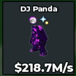 DJ Panda Galaxy With 2 Clean Traits 218,7M s (Секретный пер… — Roblox, лот №227276