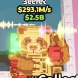 DJ Panda GOLD with 4 mutations 284.3M s (Секретный персонаж) — Roblox, лот №227286