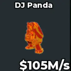 DJ Panda Lava 105M s (Секретный персонаж) — Roblox, лот №227288