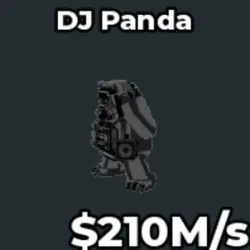 DJ PANDA PHANTOM (Секретный персонаж) — Roblox, лот №227290