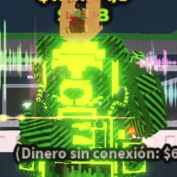 DJ Panda Radioactive (Секретный персонаж) — Roblox, лот №227294