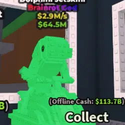 Dolphini Jetskini Rainbow 2.9 m s (Brainrot God персонаж) — Roblox, лот №227312