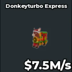Donkeyturbo Express (Секретный персонаж) — Roblox, лот №227315