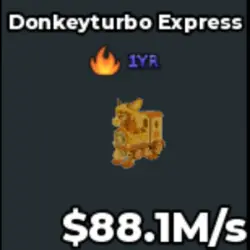Donkeyturbo Express - 350 (Секретный персонаж) — Roblox, лот №227319