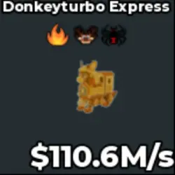 Donkeyturbo Express 480 (Секретный персонаж) — Roblox, лот №227329
