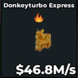 Donkeyturbo Express Gold 46.8M Secret V306 (Секретный персо… — Roblox, лот №227343