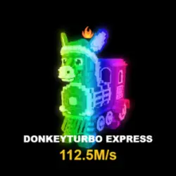 Donkeyturbo Express Rainbow 112.5M s Exclusive - Ultra Rare… — Roblox, лот №227348