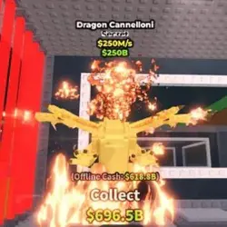 Dragon Cannelloni $250M S Exclusive (Секретный персонаж) — Roblox, лот №227380