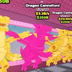 Dragon Cannelloni $3.2B s Rainbow Secret Rare (Секретный пе… — Roblox, лот №227382