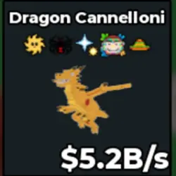 Dragon Cannelloni (f02075) (Секретный персонаж) — Roblox, лот №227387