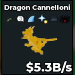 Dragon Cannelloni (f02076) (Секретный персонаж) — Roblox, лот №227388